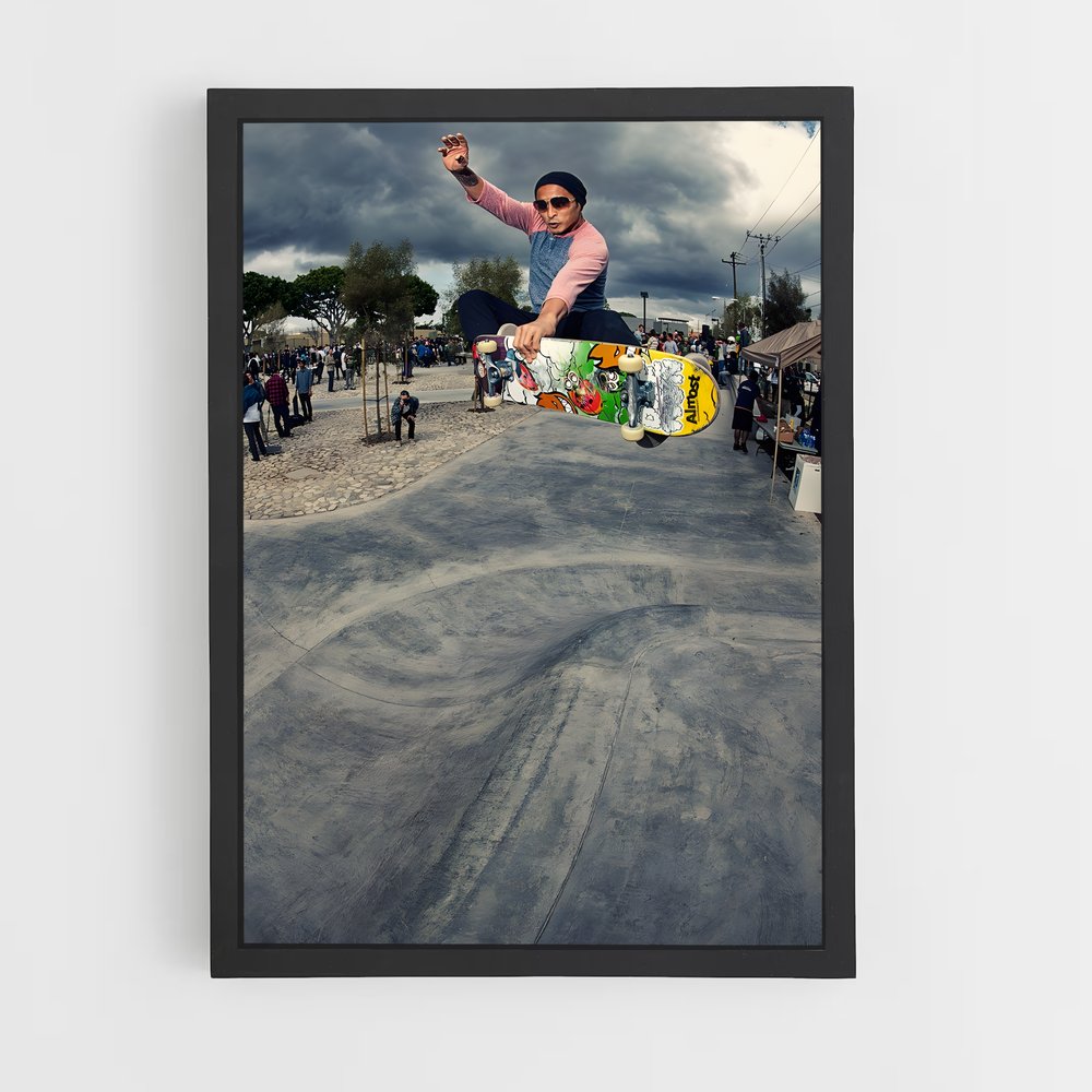 Poster Trickster de Daewon – affiche Skateboard (vue 2)